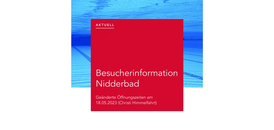 Poolbecken unter Wasser