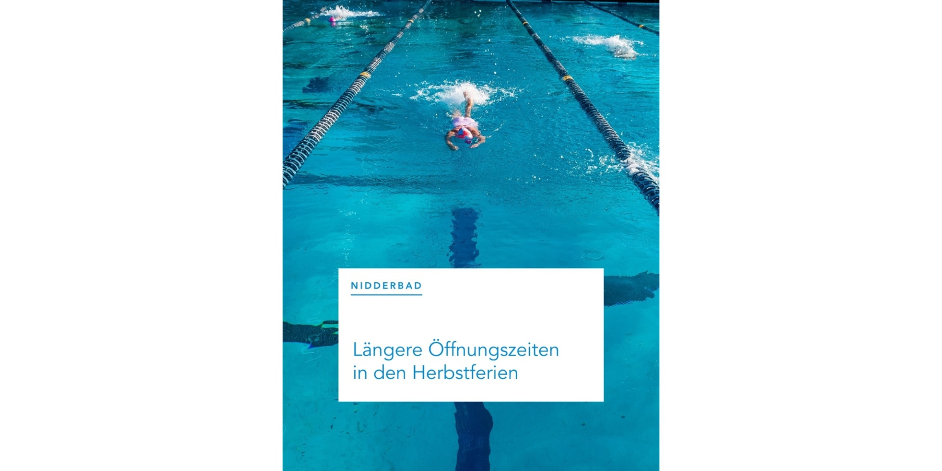 Schwimmer im Hallenbad