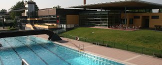 Freibad Ansicht Schwimmerbecken