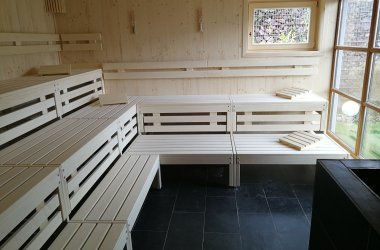 Innenansicht Sauna